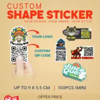 Custom Shape Sticker