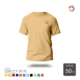 Promotional cotton t shirt printing 170 gsm