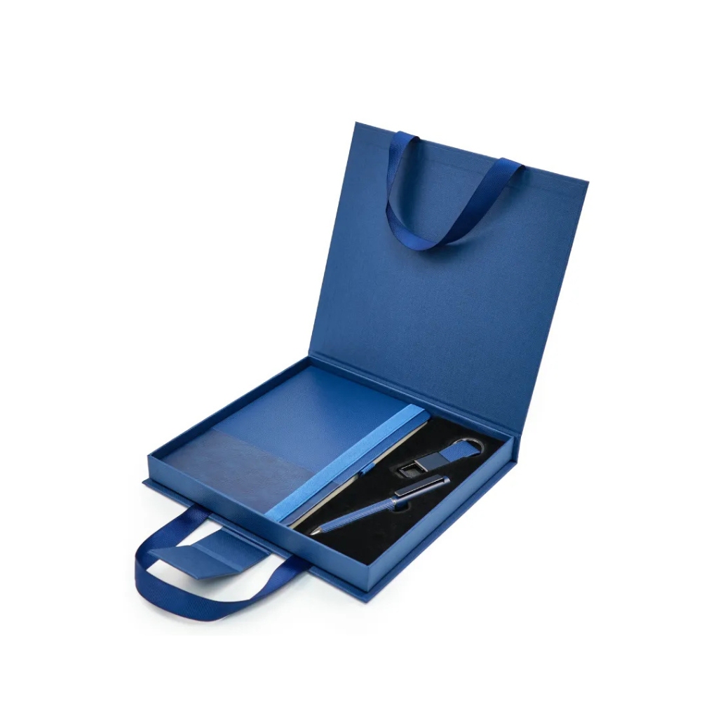 Premium Office Gift Set with Ribbon Handle Box
