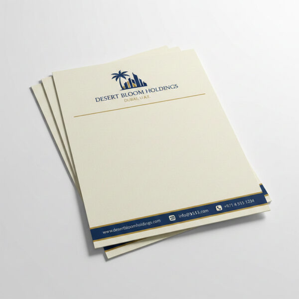 Luxury - 120gsm Bond Paper Letterheads