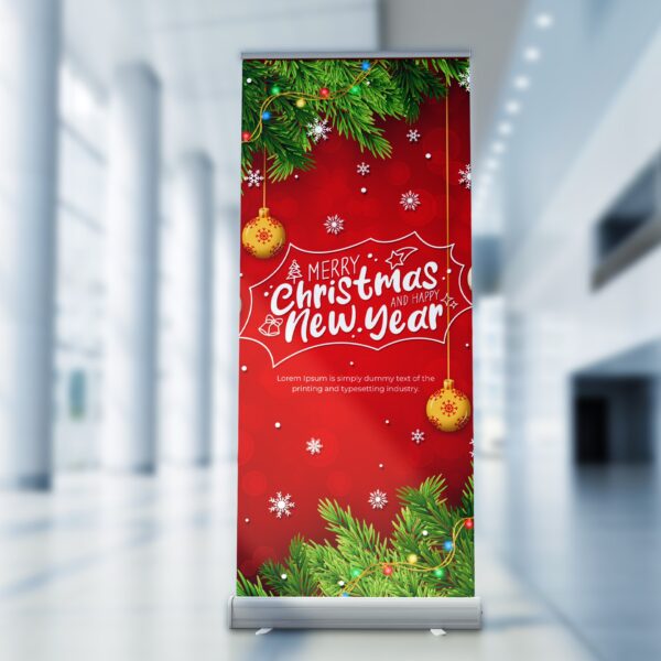 Roll Up Banner Dubai 85x200 cm custom standee printing UAE