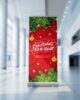 Roll Up Banner Dubai 85x200 cm custom standee printing UAE