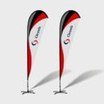 Tear Drop Flags