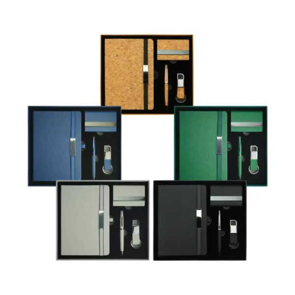 Office Gift Sets with Notebook, Pen, Card Holder, Keychain