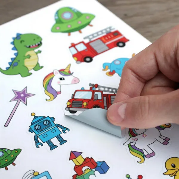 die cut PVC sticker printing UAE