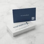 Business card printing Dubai 350gsm matt lamination