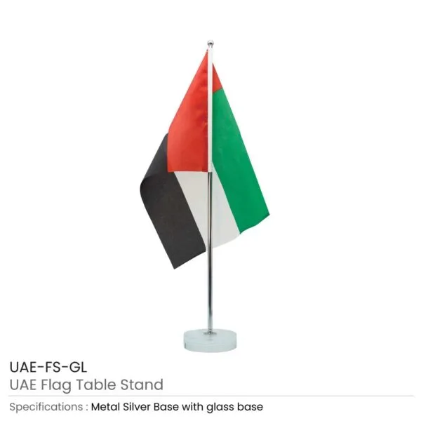 UAE table flag stand