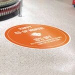 floor sticker printing UAE
