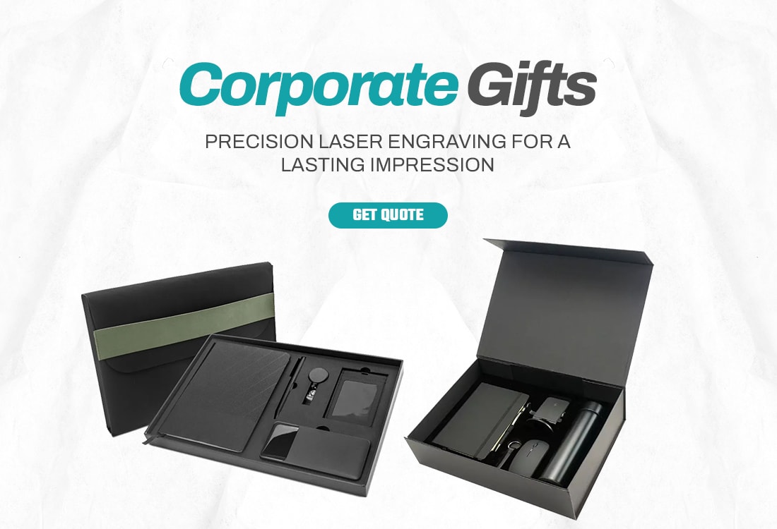 Corporate gift printing Dubai UAE customized business gifts promotional items branded gift sets Digital Desk