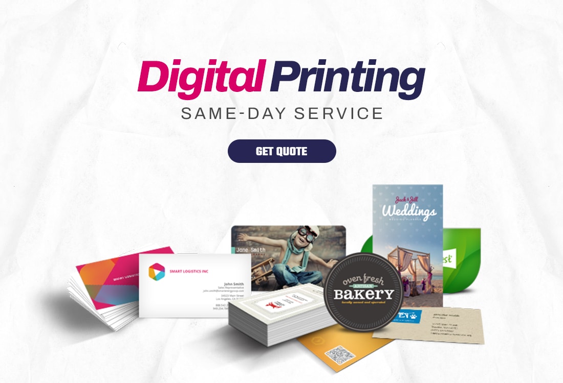 Digital printing services Dubai UAE business cards flyers brochures same day printing Digital Desk