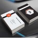 100 business cards matt laminated 350 gsm digital printing Dubai fast visiting card printing UAE