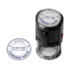 Custom self-inking company rubber stamp in Dubai available in round, square, oval and rectangle shapes with blue, black, red and green ink options.